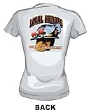 LOCAL HEROES Firefighter Rescue Women's BABYDOLL T SHIRT Small thru XL