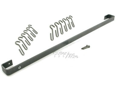 Enclume WR4-42-HS 42-Inch Utensil Bar Premier Wall Rack, Hammered Steel