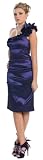 One Shoulder Bridesmaid Prom Short Dress #804 (8, Purple)