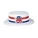 Skimmer Hat with Republican Elephant Band