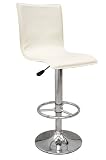 Premier Housewares Adjustable Bar Stool with Leather Effect Seat and Chrome Footrest and Base, Set of 2, 115 x 38 x 38 cm, Cream 31vJ0sweLpL. SL160 Premier Housewares Adjustable Bar Stool with Leather Effect Seat and Chrome Footrest and Base, Set of 2, 115 x 38 x 38 cm, Cream