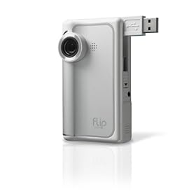 Flip Video Camcorder: 30-Minutes (White)