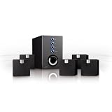 Speedlink-Hauts Parleurs FAME - Enceintes 5.1 Son Surround - Satellites et Subwoofer- Home Cinema - PC - Apple Mac iPhone iPad- TV - MP3 - PS3 XBOX 360