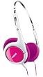 Philips SHK 1031 Bügel-Kophörer mit Metall-Kopfband für Kinder pink