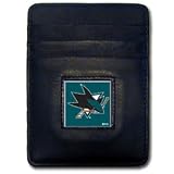 San Jose Sharks Leather Money Clip