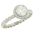 Round/Pave Diamond...