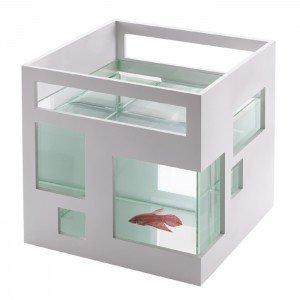 FishHotel White Fish Bowl by Umbra