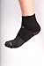Incrediwear Active Socks – Quarter Socks and Athletic Socks for Men and Women (Black, Large)