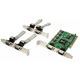 Cables Unlimited 6-Port DB9 Serial Netmos 9845 Chipset PCI I/O Card