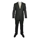 Milan Collection Charcoal Single Breasted Italian Suit