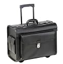 Mancini Lawyer/litigation Rolling Simulated Leather Briefcase