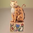 Cat Tan & Yellow - Jasper Jim Shore