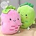 Sizuoka Limited Wasabi Kun Plush Doll Cushion-Pink
