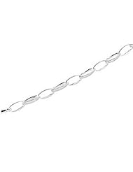 7.25mm 0.925 Sterling Silver 17in Oval Link Chain