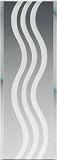 Kichler 4079 Glass Panel Curved Lines Casual Frosted