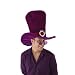 Elope Madhatter Giant Alice In Wonder Land Hat, Purple, One Size
