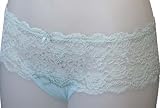 Lingerie Basix Aqua Lace Thong Brazilian Brief Size 16