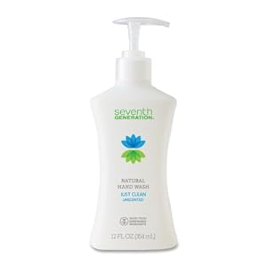 Seventh Generation 22819 Hand Soap, Unscented -- Free& Clear, 12 oz Pump Bottle