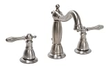 Premier 120342 Charlestown Widespread Two-Handle Lavatory Faucet, PVD Brushed Nickel