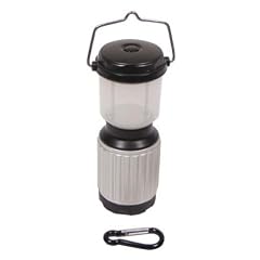 Camping-Laterne 17 LED wasserdicht silber-schwarz