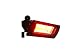 Fire Sense Indoor/Outdoor Wall-Mounted Infrared Heater, Black