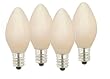 Club Pack of 96 Opaque White C9 Energy Saving Replacement 3.5W Light Bulbs