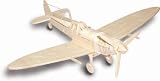 Wooden Construction Model : Spitfire Aeroplane kit [Toy]