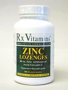 RX Vitamins - Zinc Lozenges 15 MG 90 loz