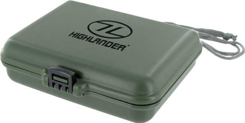 Highlander Boîte de transport de survie étanche (Olive)