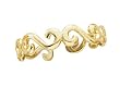 14k Polished Swirls Toe Ring - JewelryWeb