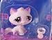 Littlest Pet Shop Littlest Figure Pink & Purple Cat