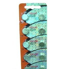 Maxell Watch Battery Button Cell LR1130 AG10 Pack of 10 Batteries