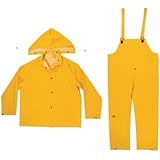 CLC Rain Wear R101M .35MM 3-Piece Rain Suit Yellow - Medium