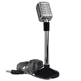 Vintage Style Noise Cancelling Microphone for PC