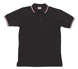 L�ssiges British Polo Shirt schwarz S-XXXL - 