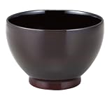 越前漆器 溜内黒お福椀 020-001-27A