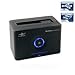 Vantec 1-Bay HDD-Dockingstation für 2.5'' und 3.5'' SATA HDDs, USB2.0 (Schwarz)