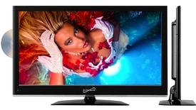 22 Inch Supersonic SC-2212 12 Volt AC/DC Widescreen LED 1080p HDTV ATSC Digital Tuner w/ DVD Player