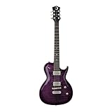 Luna Apollo Single Cutaway Tranz Electric Guitar, Purple
