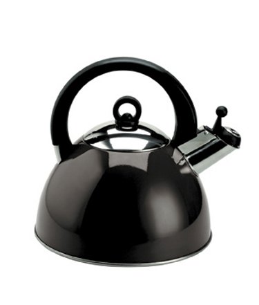 Limousine Black Whistling Tea Kettle by Typhoon Limousine Black Whistling Tea Kettle by Typhoon