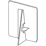 Lineco Self Stick Easel Backs 15 in. white pack of 25