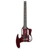 Traveler Guitar Speedster Electric Travel Guitar, Red