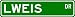 LWEIS Street Sign ~ Personalized Family Lastname Sign ~ Gameroom, Basement, Garage Si...