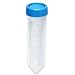 Karter Scientific 208L2 Centrifuge Tubes, 50ml, 30x115mm, Blue Cap, Conical, No-Leak (Pack of 50)