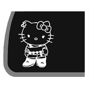 Spoiled Hello Kitty Car Decal / Sticker