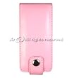 Vertical Leather Pouch Case with Swivel Belt Clip for Microsoft Zune 2nd Generation 4g, 8g / Pink