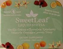 Liquid Stevia Trial Flavor Tin 4 flavors 6 ml