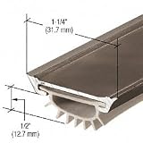 CRL Dark Bronze Anodized Door Bottom Seal - 32 (813 mm) by CR Laurence