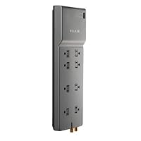 Belkin 8 Outlet Home/Office Surge Protector with Coaxial Protection