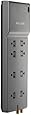 Belkin 8-Outlet Home/Office Surge Protector with 6-Foot cord and Coaxial Protection, BE108230-06